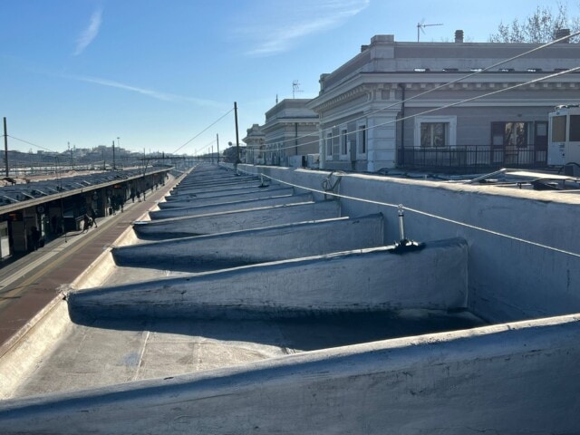 Installazione linee vita Pensiline della Stazione FFSS di Rimini